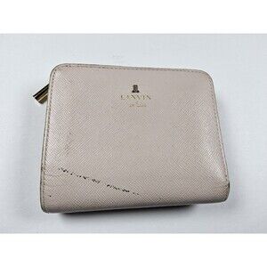 Lanvin Leather Bifold Snap Wallet
